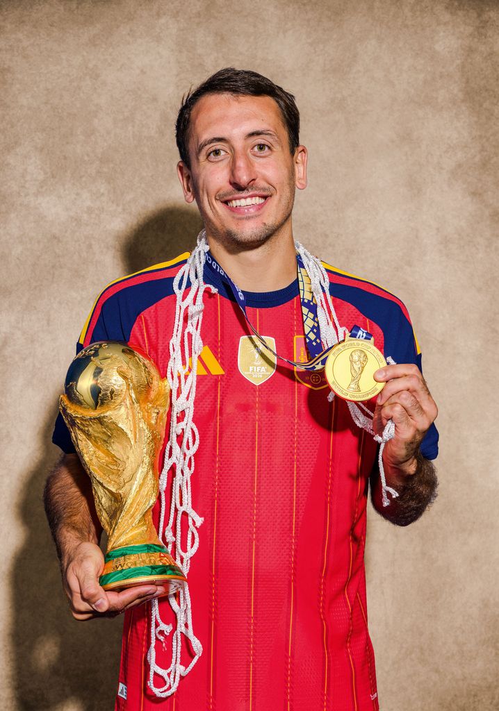 Míkel Oyarzábal en un retrato del Mundial