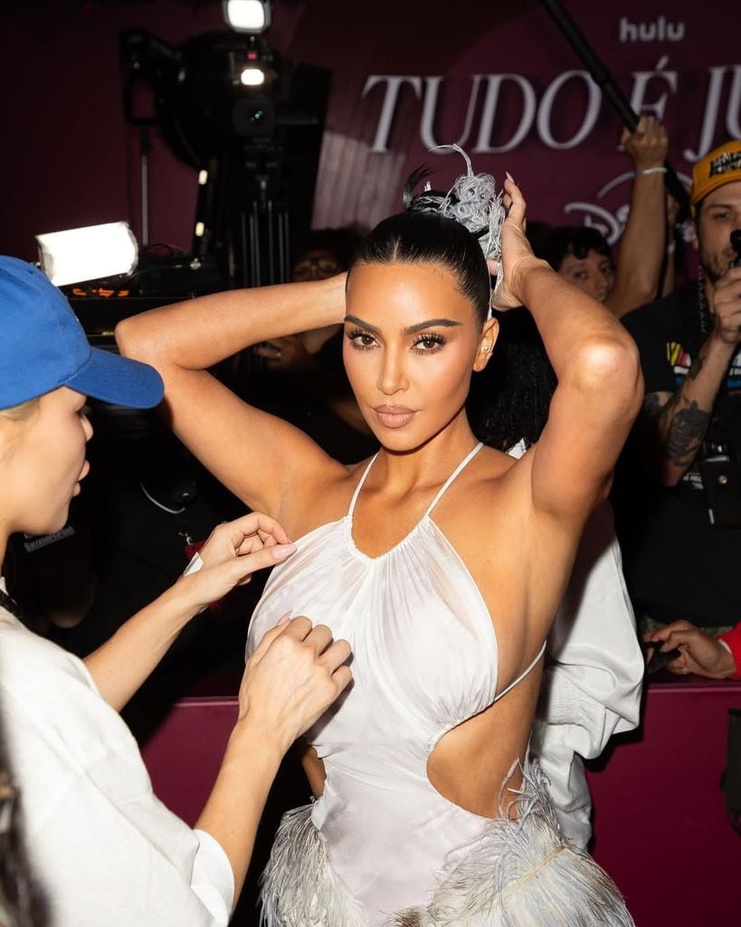 Kim Kardashian en Brasil.