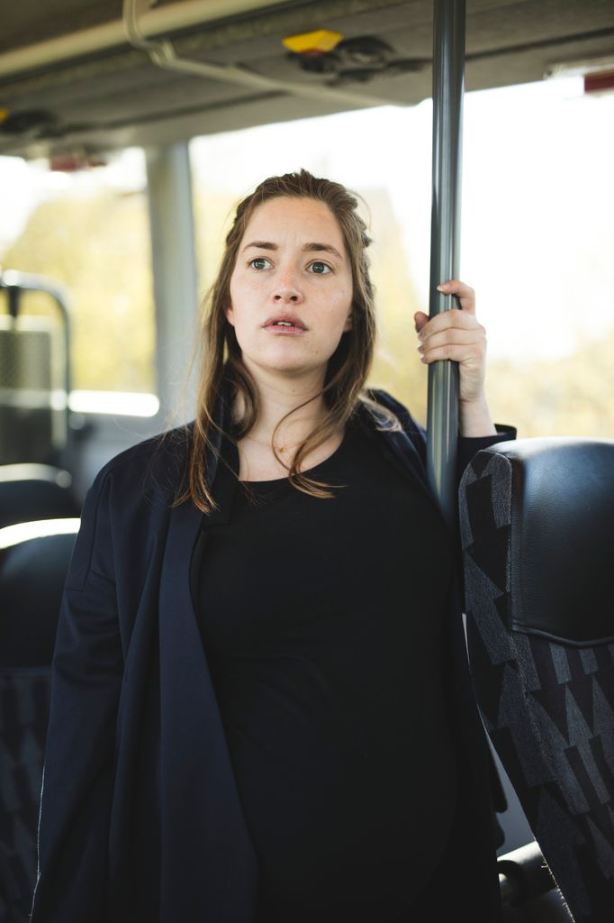 chica autobus