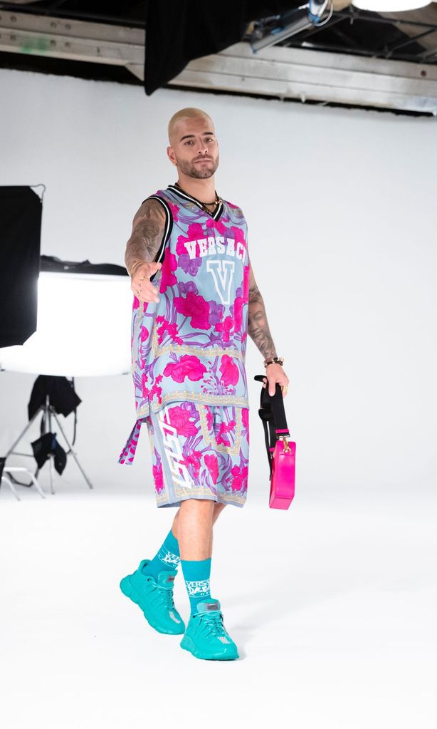 maluma x versace