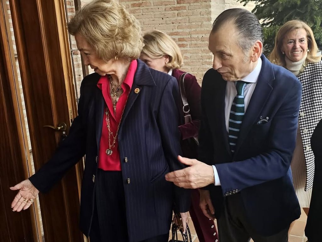 Doña Sofía en el Restaurante Botánico de Guadalajara