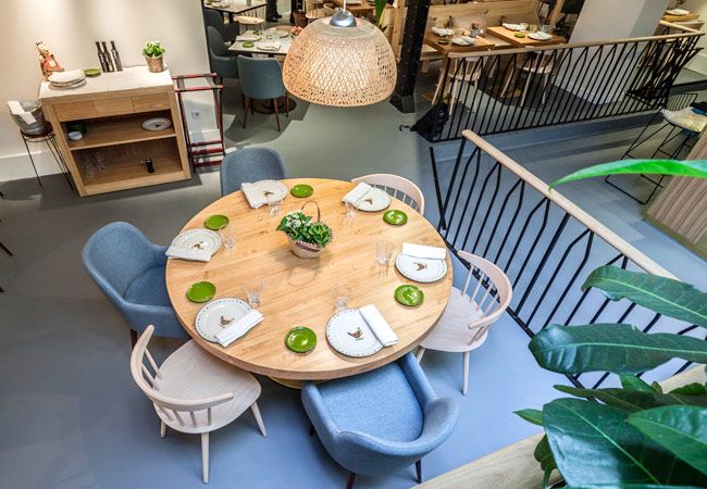 Imagen del comedor de 'Rooster', uno de los numerosos restaurantes madrileños que participan en 'Gastrofestival 2015'. 