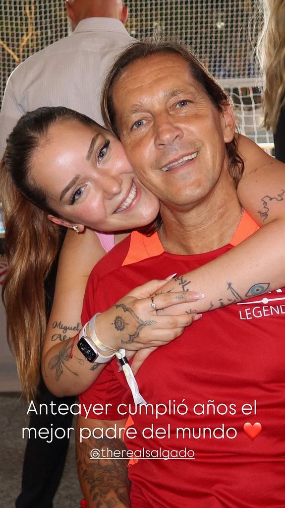 La cariñosa felicitación de Malu a su padre