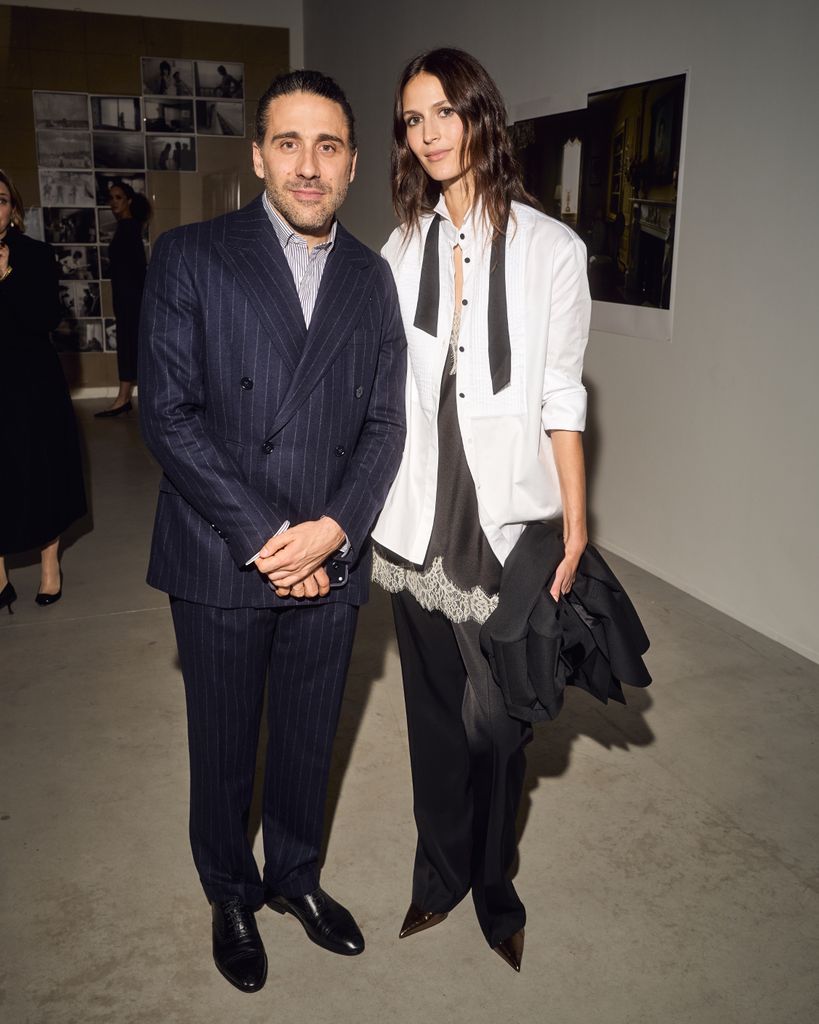 Carlos Torreta, marido de Marta Ortega, con la modelo Jeanne Cadieu