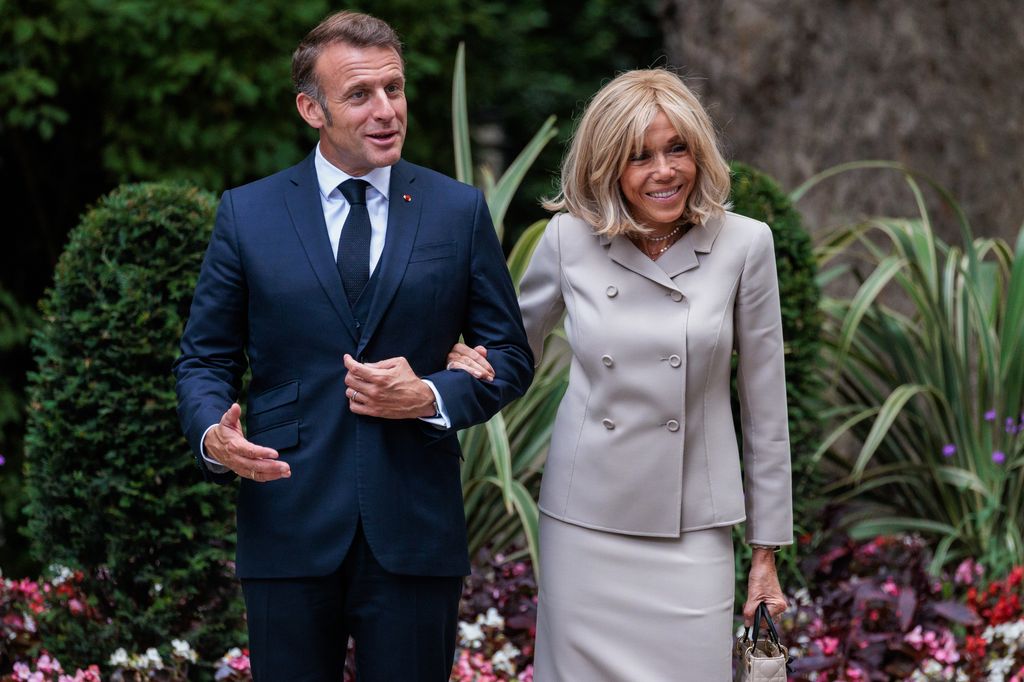 Los Macron durante su visita de Estado a Reino Unido