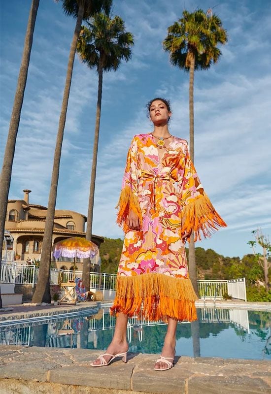 Kimono de flores