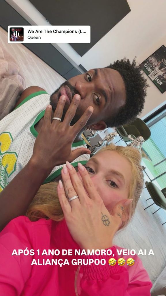 Vinicius Jr. y su pareja se casan tras 1 año de relación