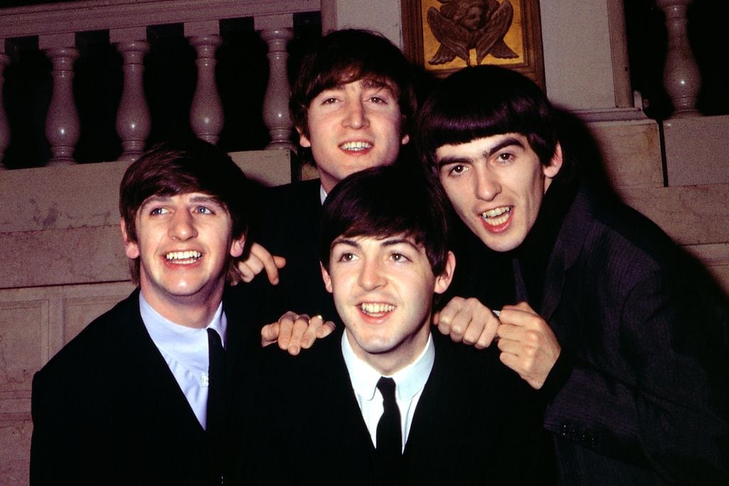 Los Beatles, Ringo Starr, John Lennon, Paul McCartney, George Harrison, en 1964