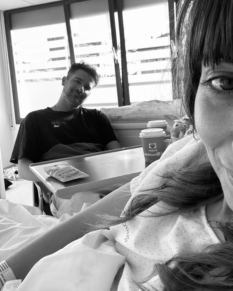 Almudena Cid tras su operación de cadera