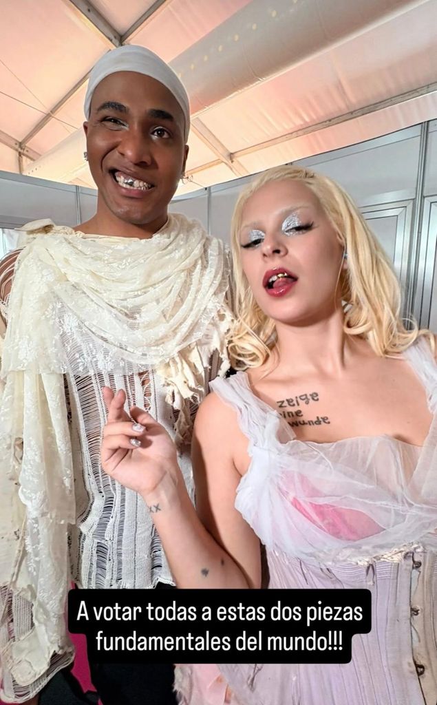 Dora Postigo y Marlon Collins, concursantes del Benidorm Fest