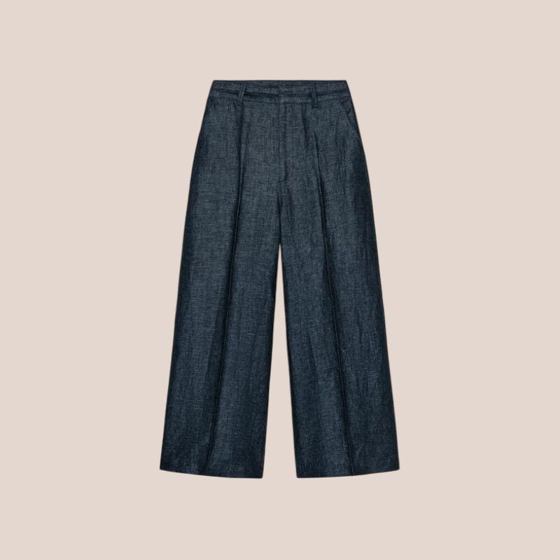 pantalon lino denim