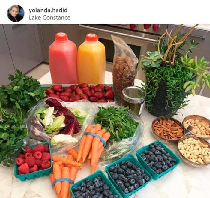 yolanda hadid dieta a