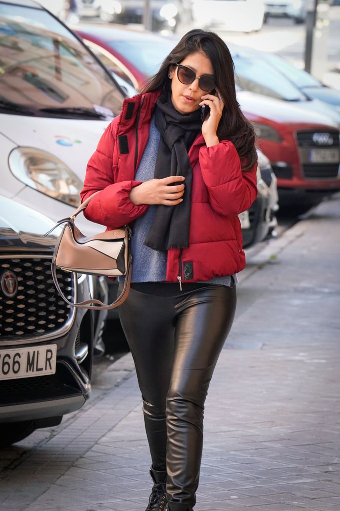 Gabriela Guillén acude a un centro de estética, a 30 de enero de 2024, en Madrid (España) 