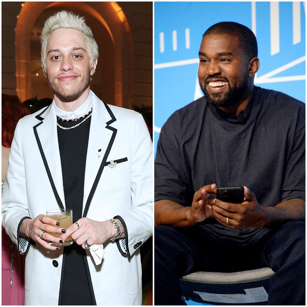 Pete Davidson y Kanye West
