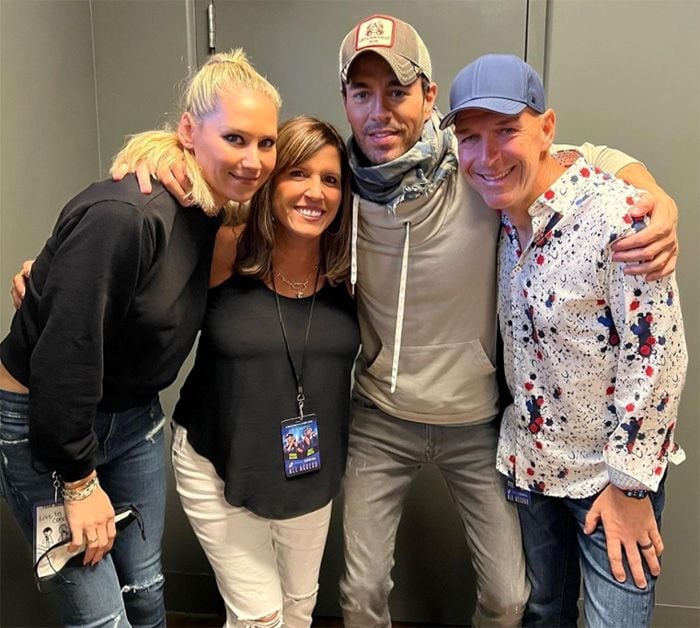 Enrique Iglesias y Anna Kournikova