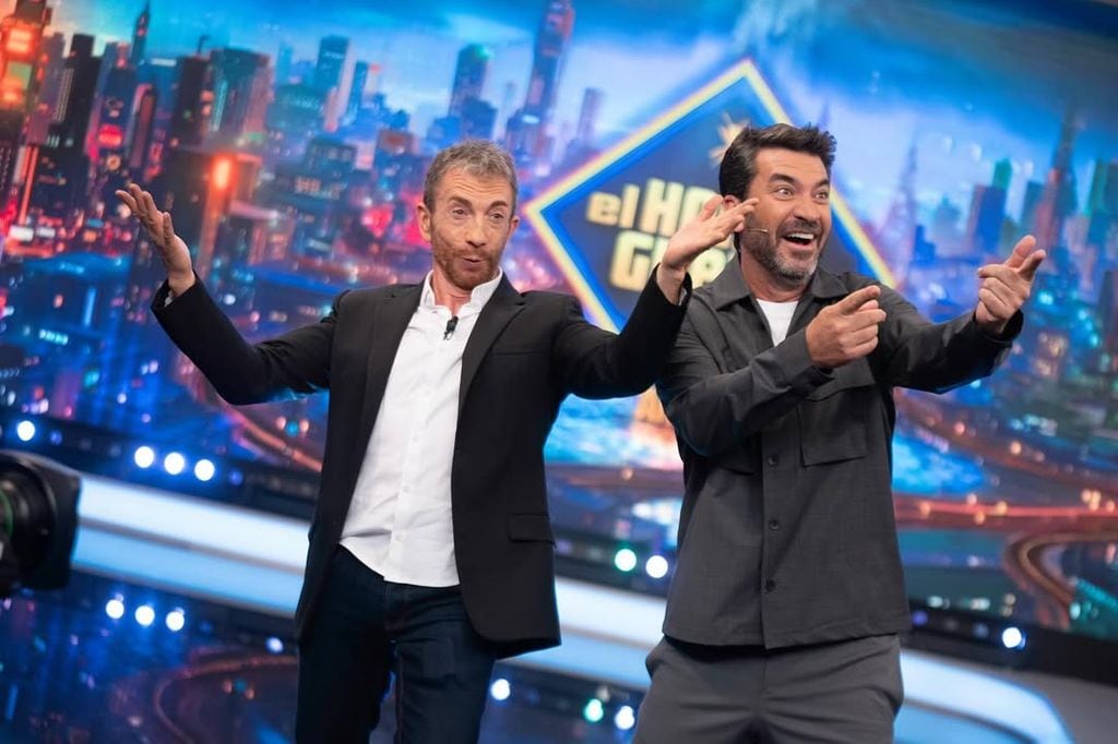 Arturo Valls y Pablo Motos en El Hormiguero