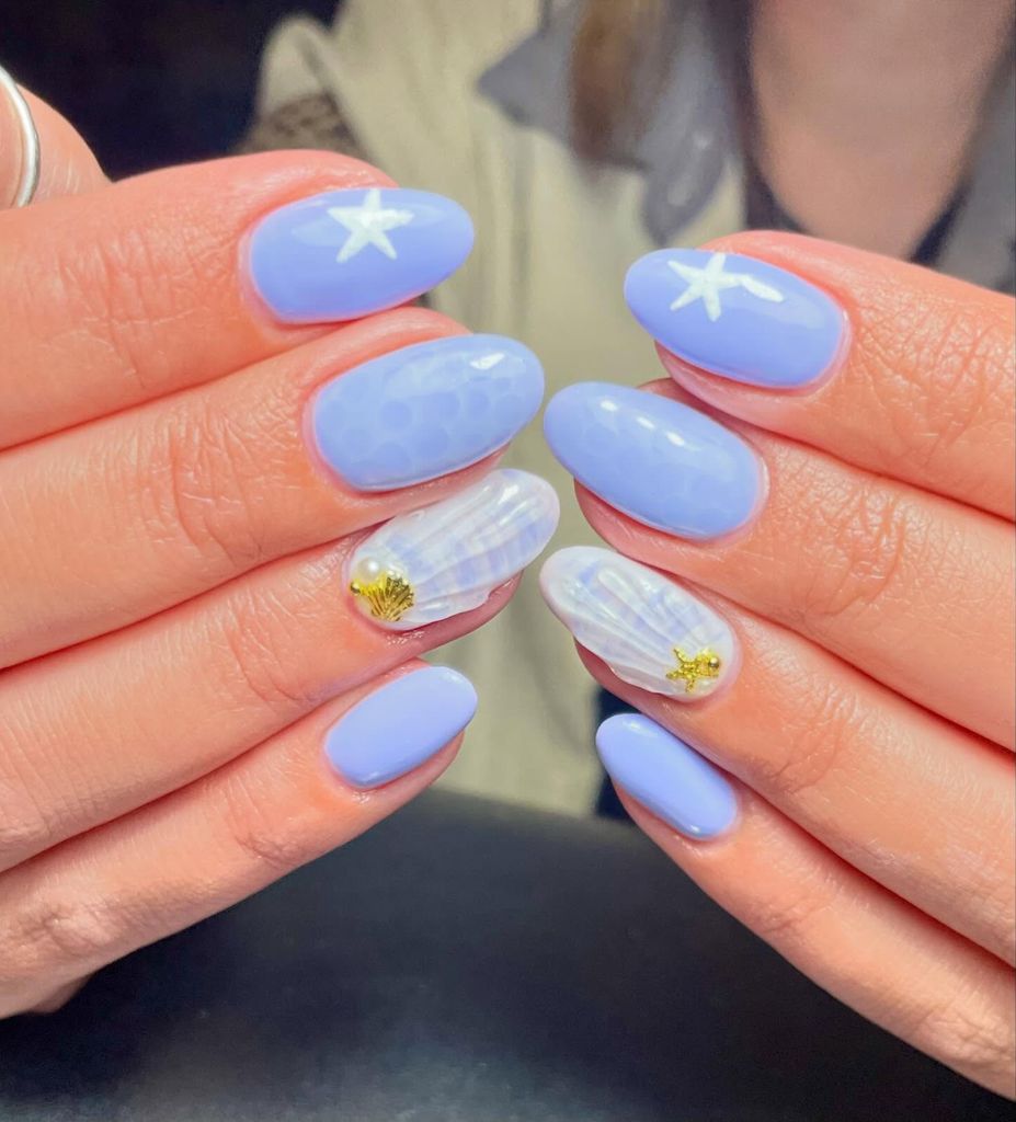Manicura inspirada en la costa de croacia