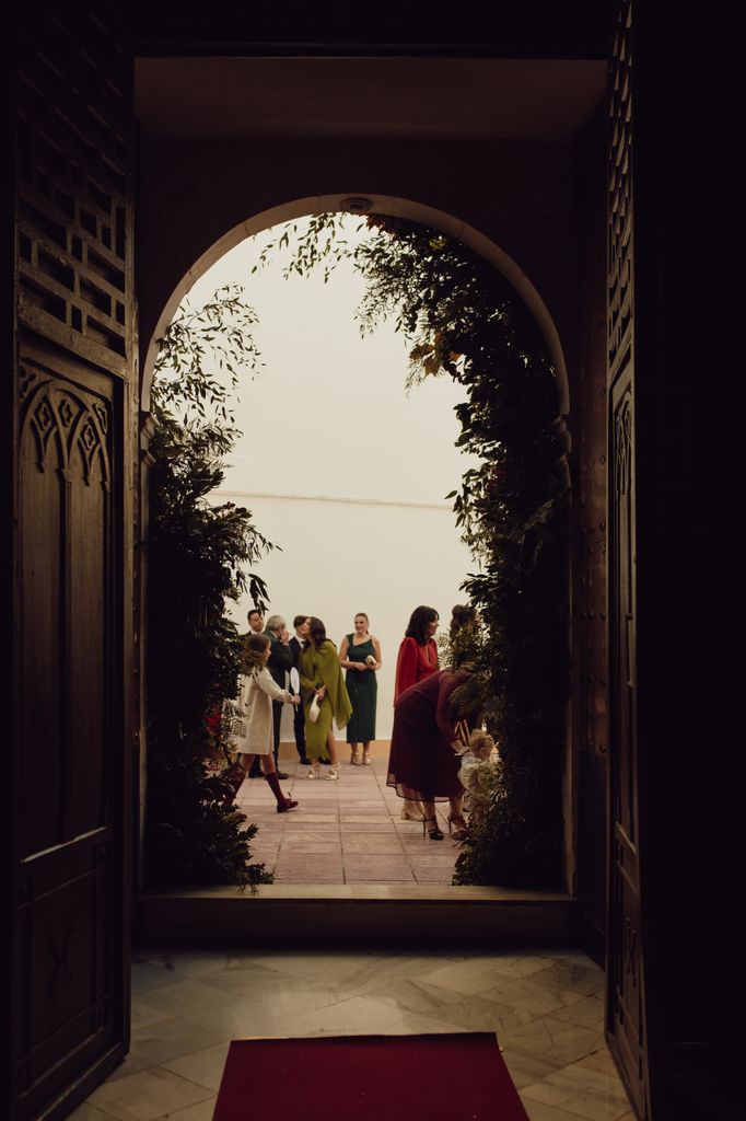 Entrada a la iglesia en Córdoba