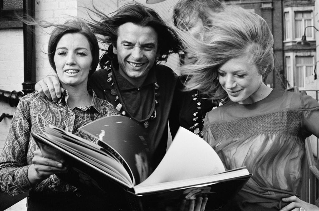 David Bailey con Christine Keeler y Marianne Faithfull