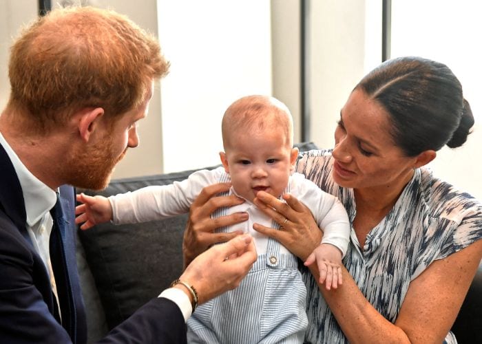Los duques de Sussex y su hijo Archie