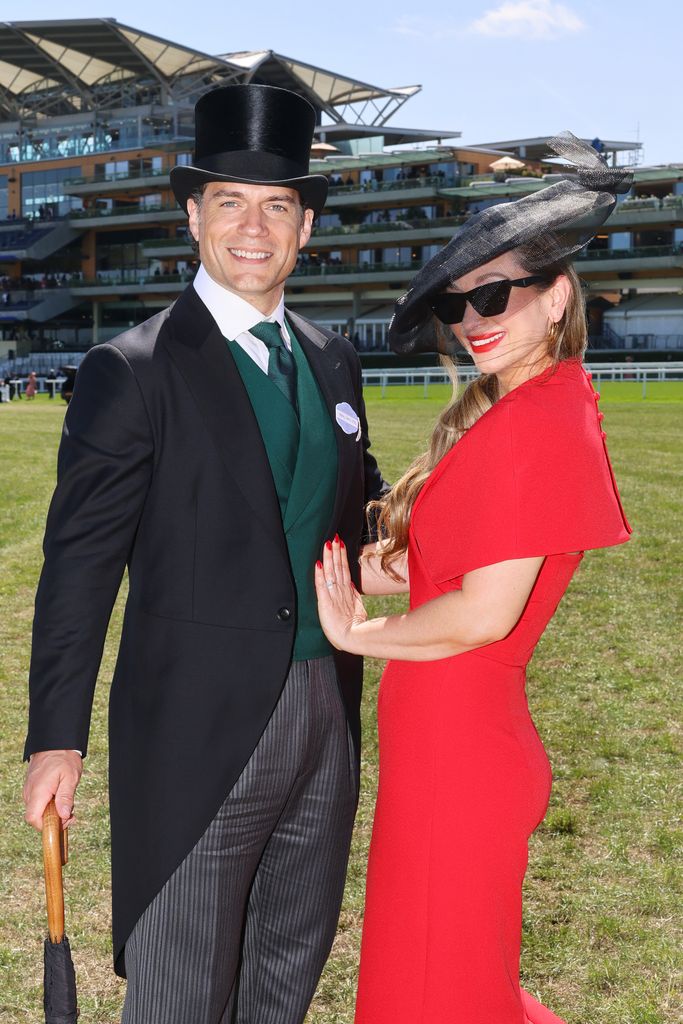 Henry Cavill y Natalie Viscuso en el cuarto día del Royal Ascot