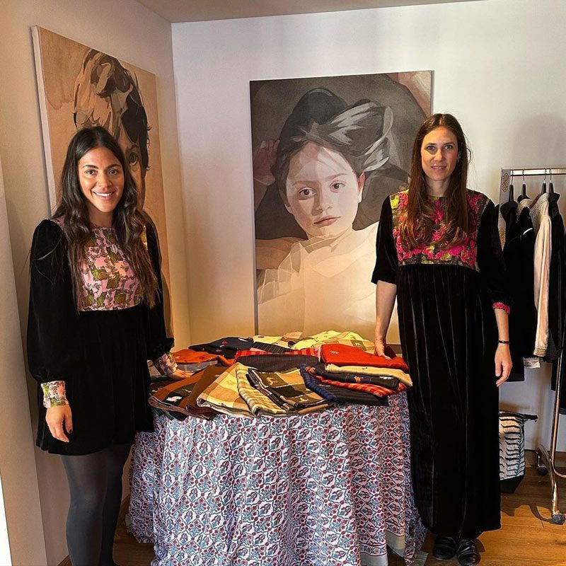 Taiana Santo Domingo y su socia Dana Alikhani