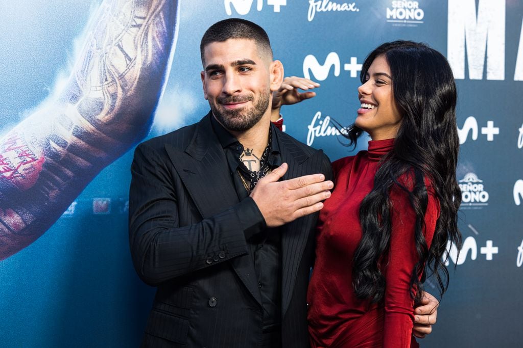 Ilia Topuria y Giorgina Uzcategui 