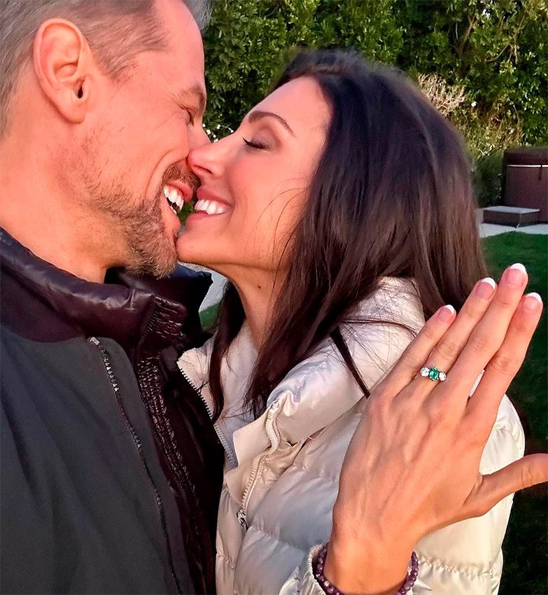 Gruffudd se ha comprometido con Bianca Wallace como ha confirmado con esta imagen
