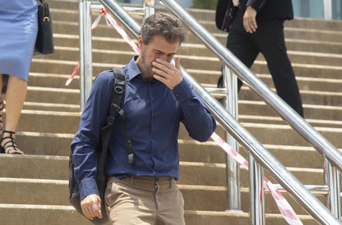 Rodolfo Sancho y Silvia Bronchalo coinciden en la segunda sesión del juicio contra su hijo Daniel