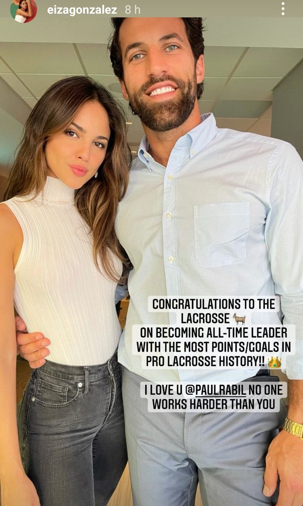 Eiza González y Paul Rabil