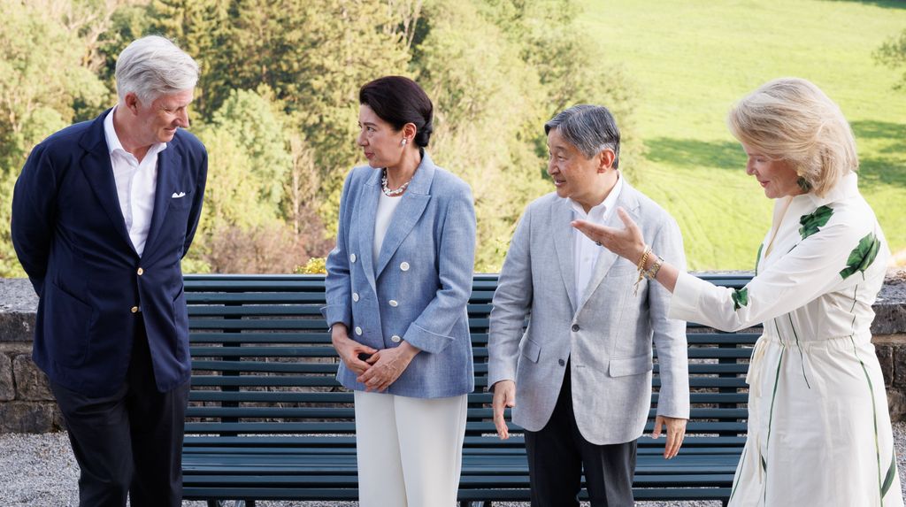 Felipe y Matilde de Bélgica son los anfitriones de Naruhito y Masako de Japón