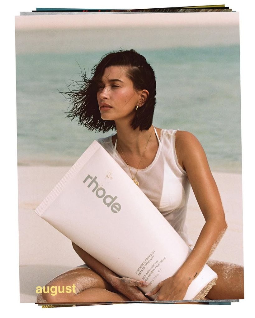 Hailey Bieber para Rhode