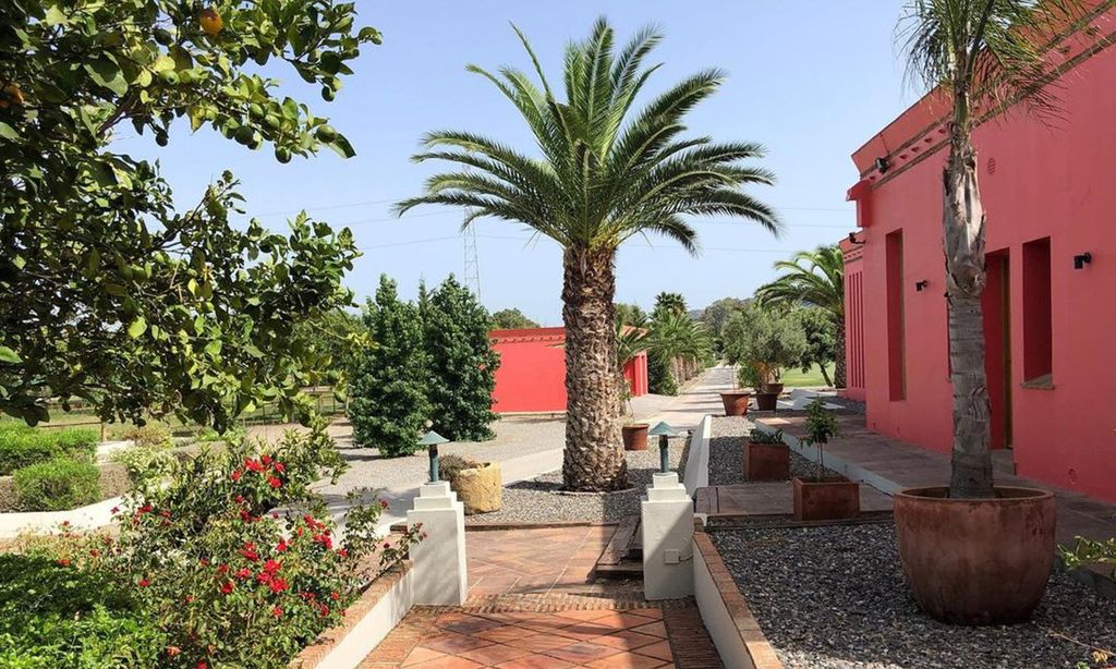 Uno de los rincones de Dos Lunas, el club de polo donde se celebrará la boda.