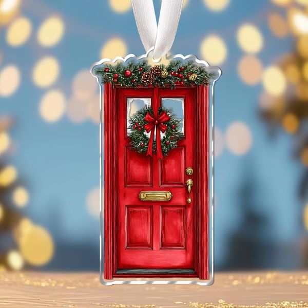 Adornos de Navidad Puerta Roja Amazon