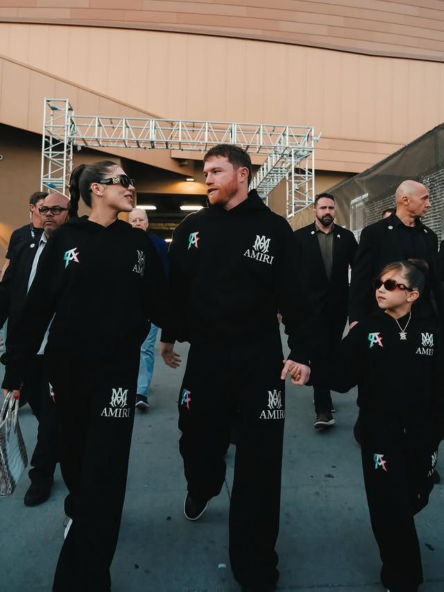 Canelo Alvarez, Fernanda Gómez y su hija María Fernanda