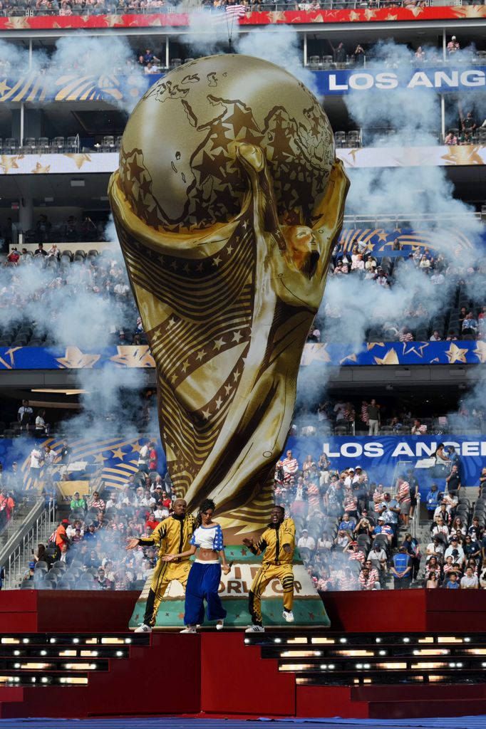 Tyla encendió la emoción frente a la Copa del Mundo en la inauguración del Mundial 2026