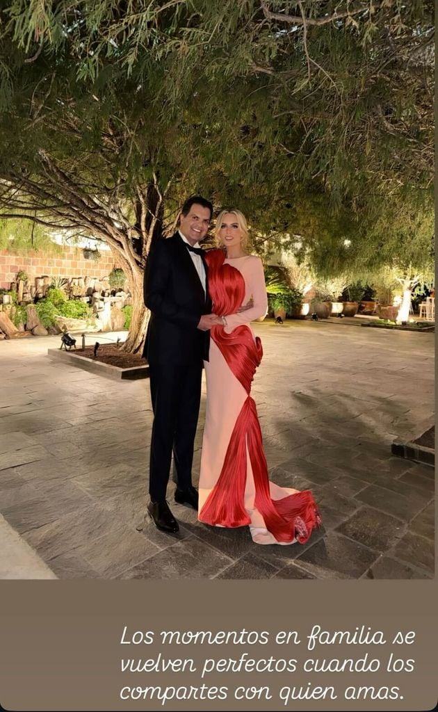 Tania Ruiz y su novio, Alejandro Baillères