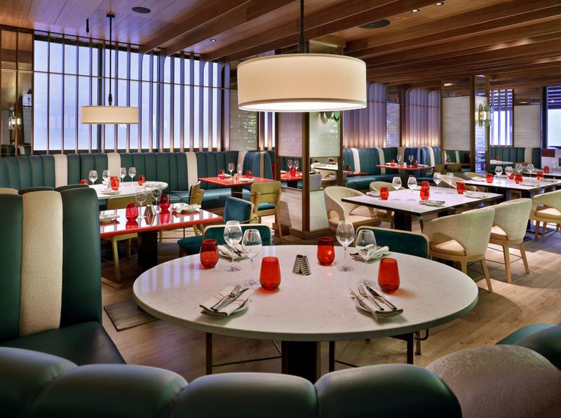 Comedor de Sessions, restaurante de Hard Rock Hotel Madrid