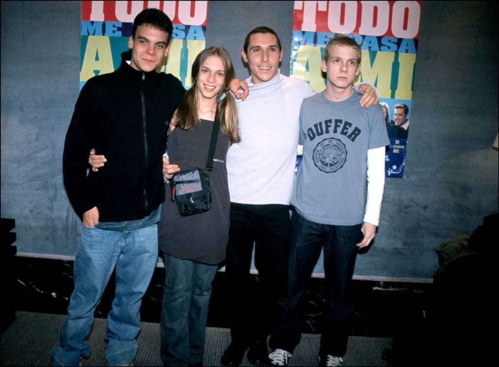 Crispulo Cabeza, Laura Domínguez, Javier Manrique y Fernando Ramallo. 26/01/2001