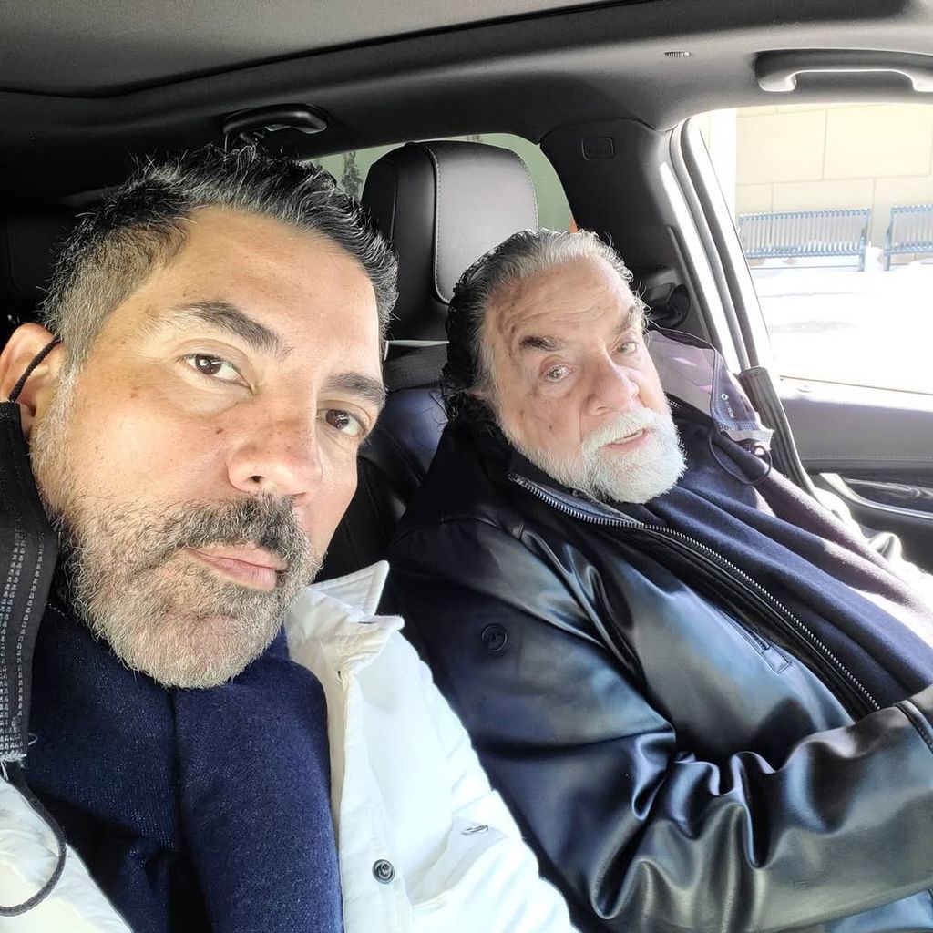 En la imagen, Pablo Moctezuma, papá de Frida, junto a don Cayetano.