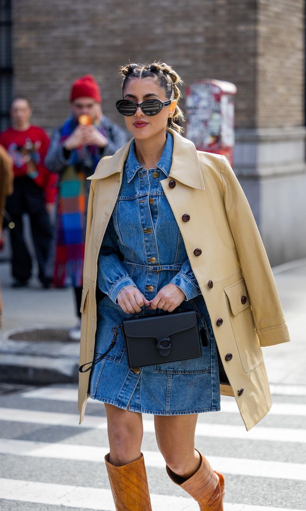 denim dress