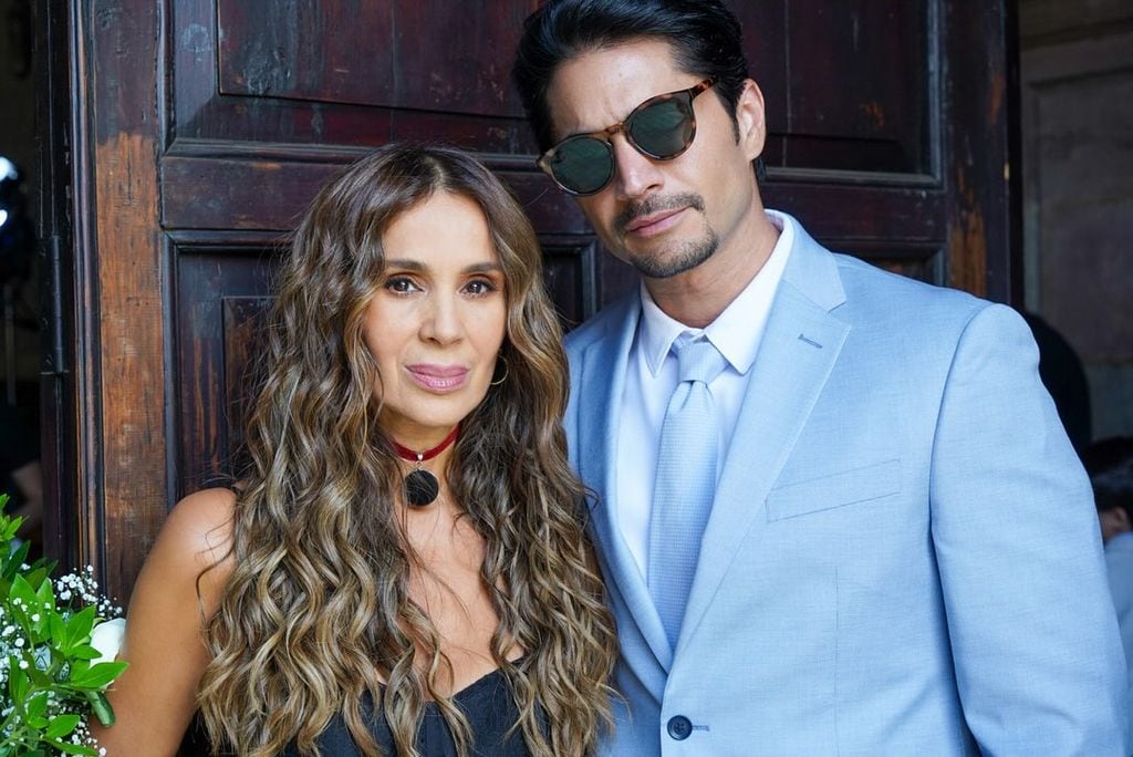 Catherine junto a Daniel Elbitar, otro villano de esta historia.