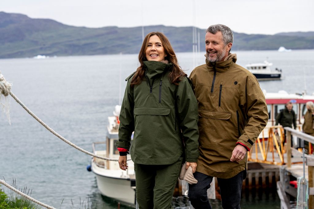 Los reyes Federico y Mary en Groenlandia en julio de 2024