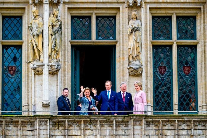 Visita de los Grandes Duques de Luxemburgo a Bélgica