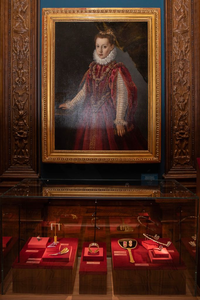 Un detalle de la exposición 'Un diálogo con el arte'