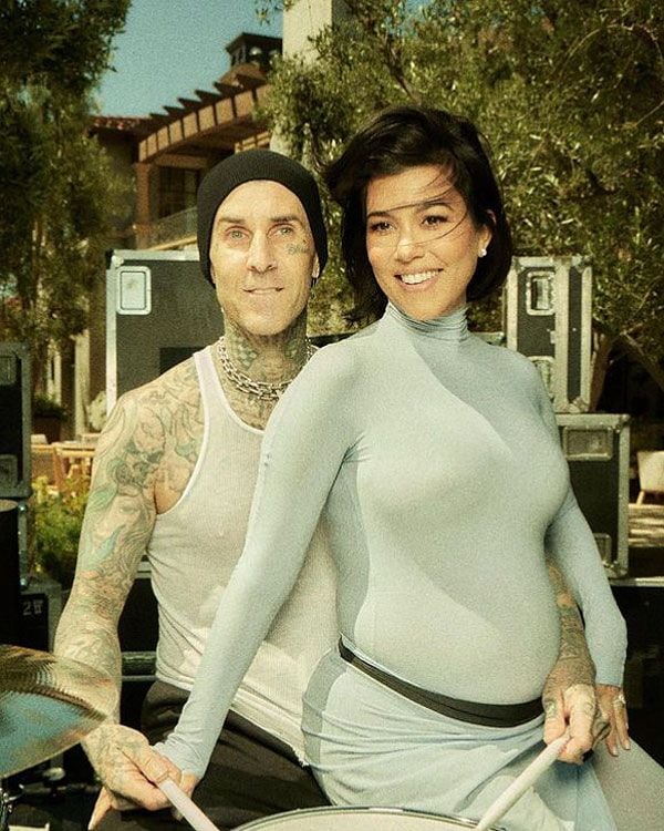 Kourtney Karda­shian y Travis Barker