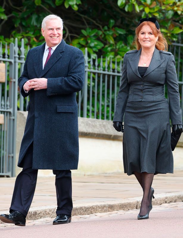 El duque de York con Sarah Ferguson