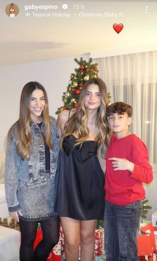 Gaby Espino y sus hijos