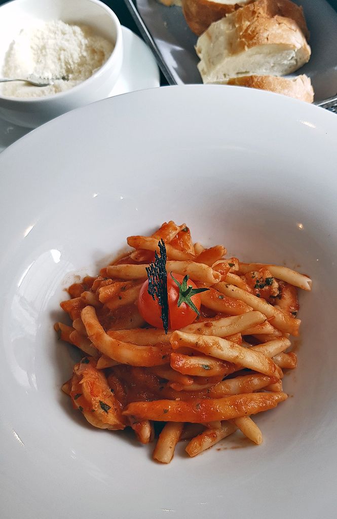 Plato de pasta típico de Korčula