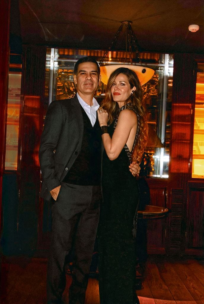 Jaydy Michel celebrando su 50 cumpleaños con su marido